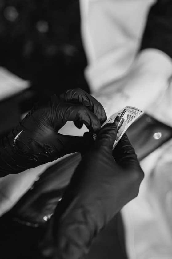 artist in the studio